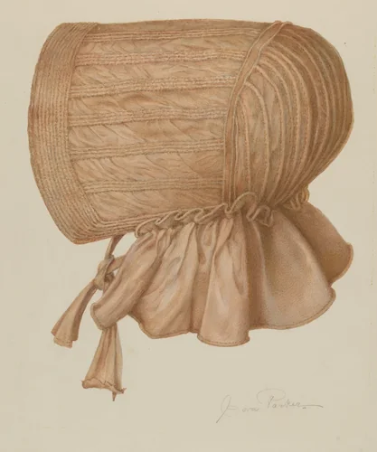 Sun Bonnet by Cora Parker, index of american design, 1939