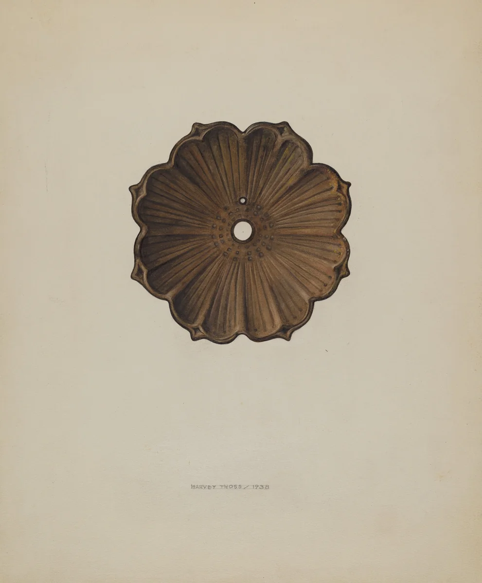 Rosette by Harvey Thoss, index of american design, 1938