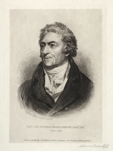 Sir Andrew Snape Hammond by Albert Rosenthal, print, 1888