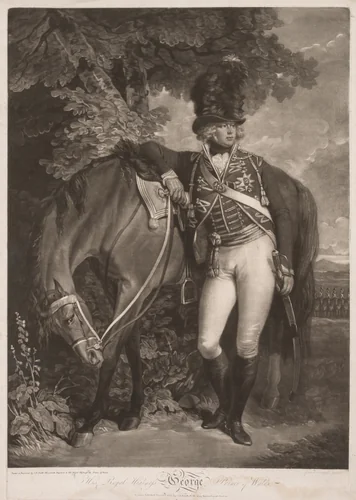 George, Prince of Wales by John Raphael Smith, print, 1792