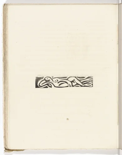 Vignette (folio 39 verso) from L'Enchanteur pourrissant by André Derain, illustrated book, 1909