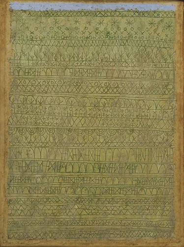 Pastorale (Rhythms) by Paul Klee, painting, 1927