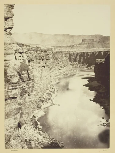 Grand Canon, Colorado River, Near Paria Creek, Looking West by William H. Bell, photograph, 1872