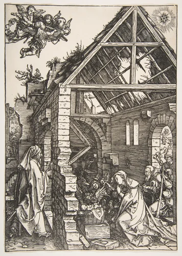 The Nativity, from "The Life of the Virgin" by Albrecht Dürer, print, 1502-1503
