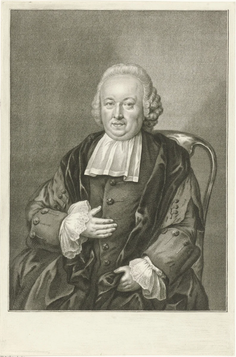 Portret van Frederik Adolph van der Marck by Jacob Houbraken, print, 1772-1774