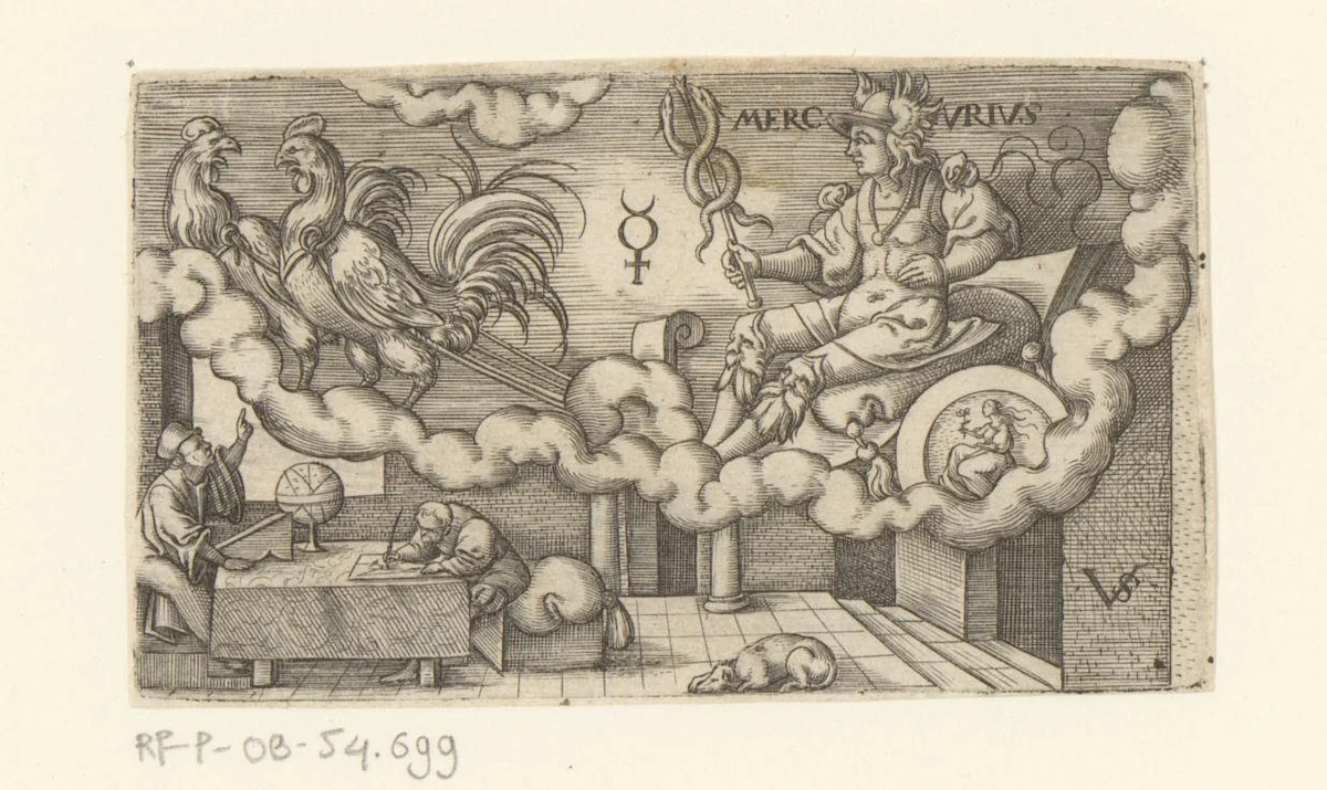 Mercurius by Unknown, print, 1524-1562