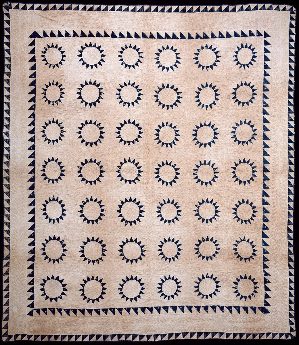 Bedcover by Rebexy Gray, textile, 1849