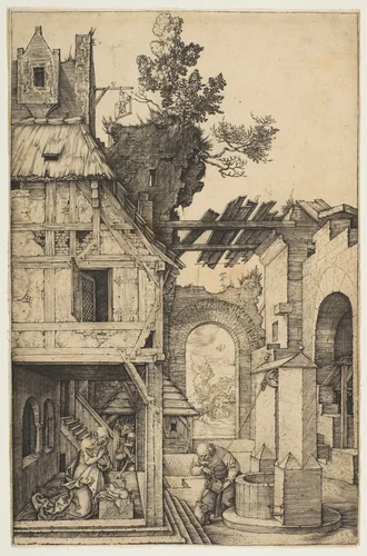 The Nativity by Albrecht Dürer, print, 1504