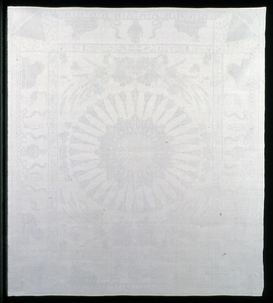 Napkin by David Dewar, textile, 1790-1810