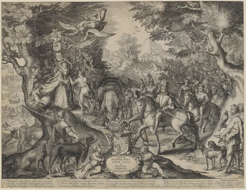 Allegory of Flourishing State of the United Provinces by Jan Pietersz Saenredam
Hermann Allartz, print, 1602