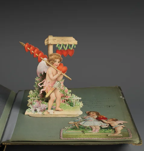 Valentine maker's album (Jonathan King) by anonymous, other, 1860-1870