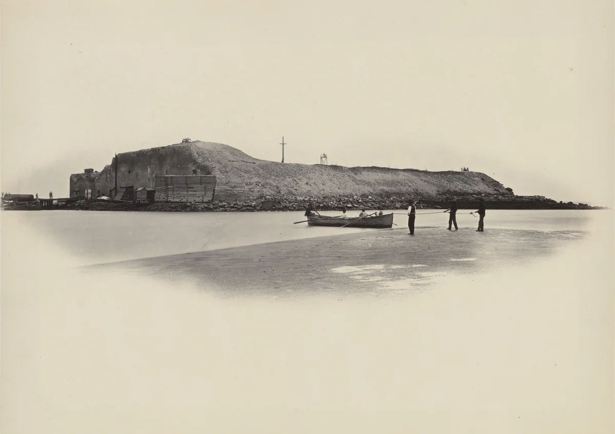 Fort Sumter from the album Photographic Views of Sherman's Campaign by George N. Barnard, photograph, 1864