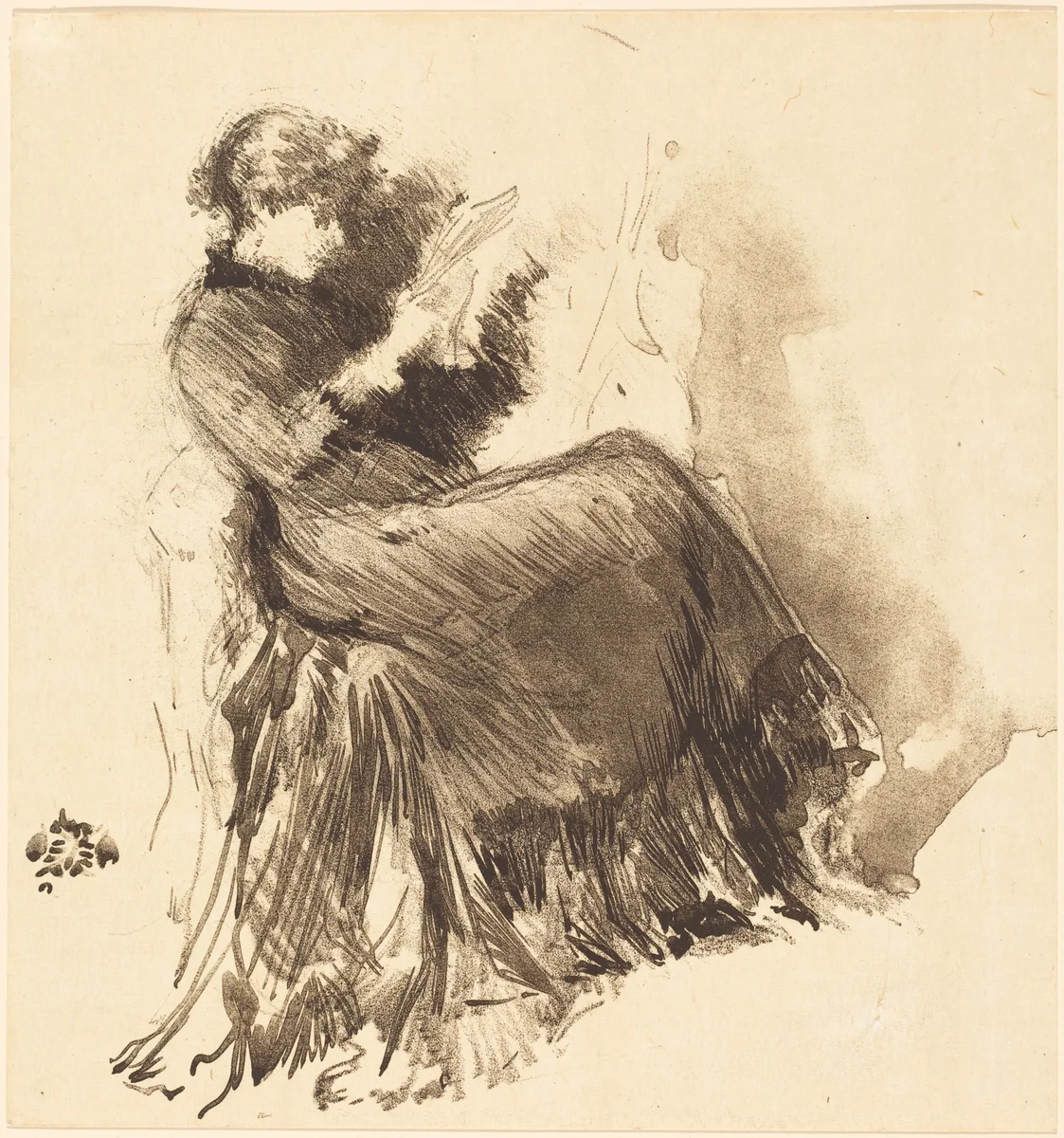 Study by James McNeill Whistler, print, 1878