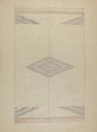 Textile by American 20th Century, index of american design, 1935-1942