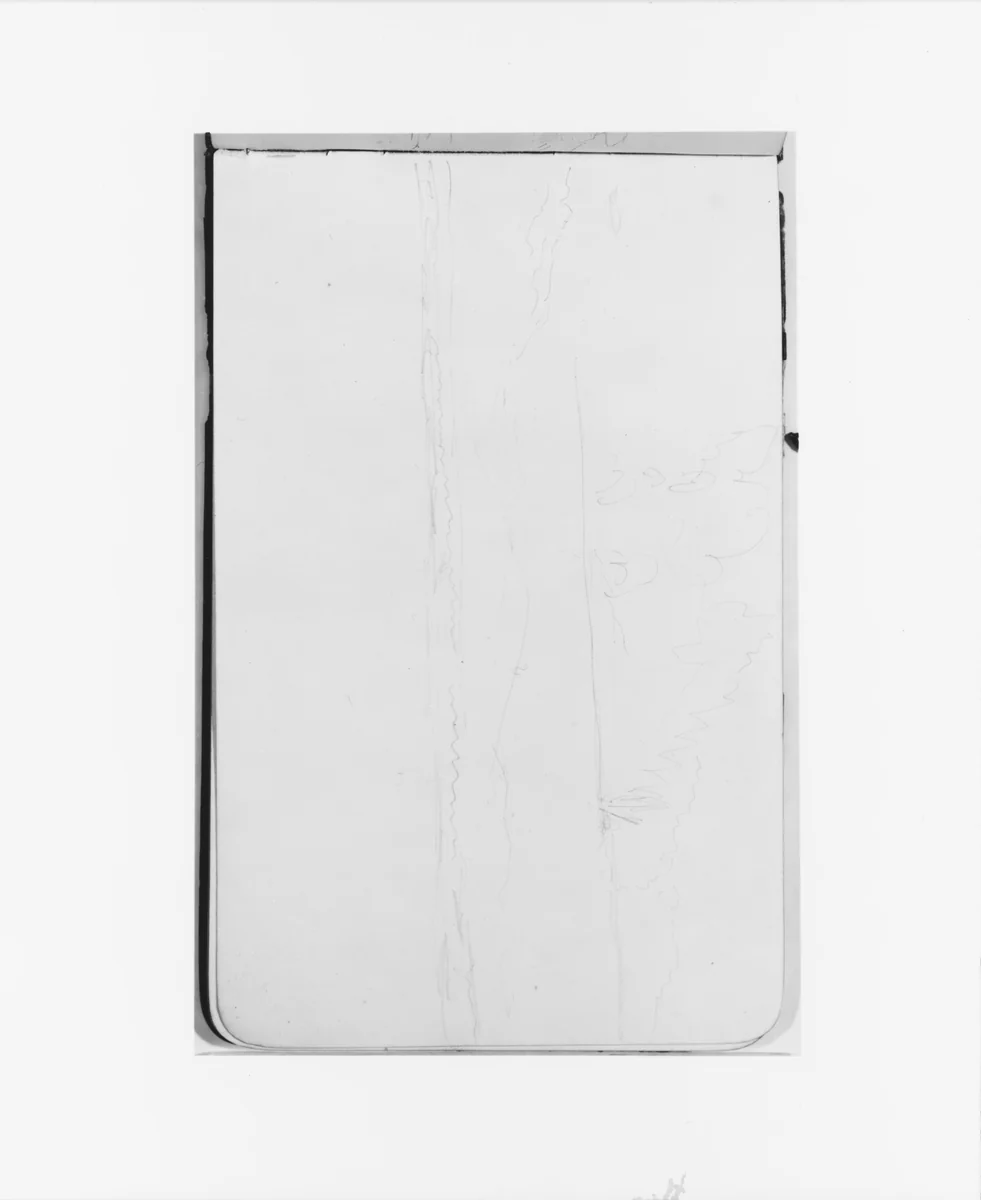 Landscape (from Sketchbook) by Albert Bierstadt, artwork, 1890