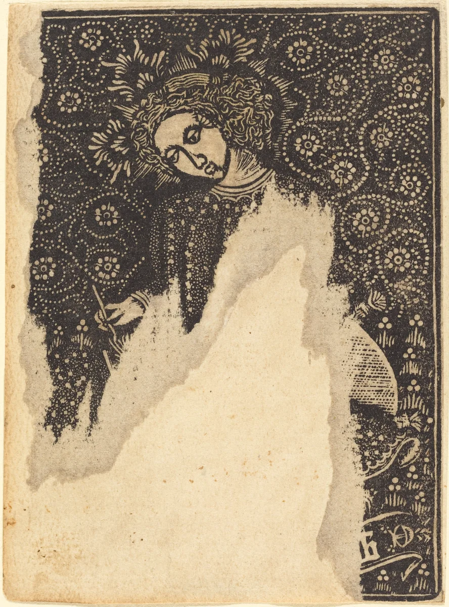Saint Margaret by Master of the Stoeger Passion, print, 1460