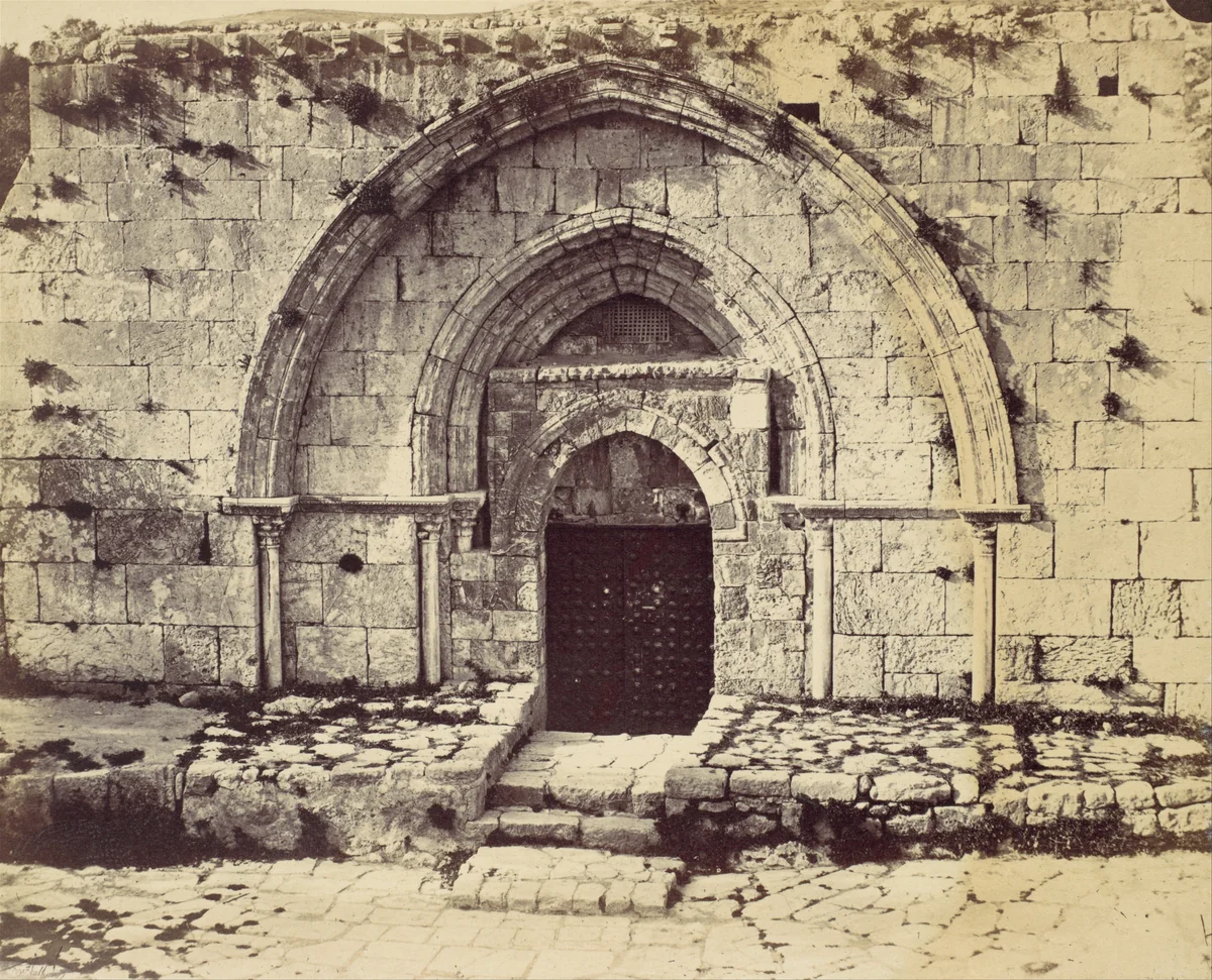 [Tomb of the Virgin, Jerusalem] by John Anthony, photograph, 1860-1869