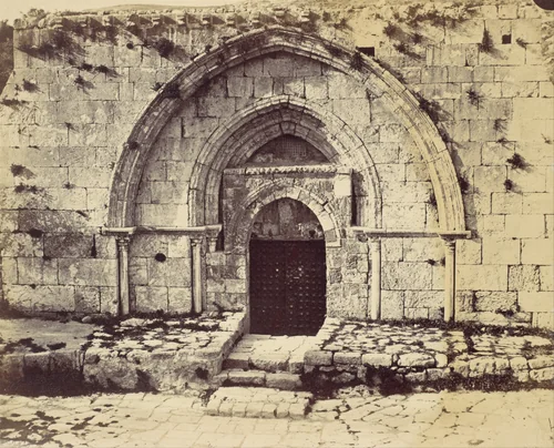 [Tomb of the Virgin, Jerusalem] by John Anthony, photograph, 1860-1869