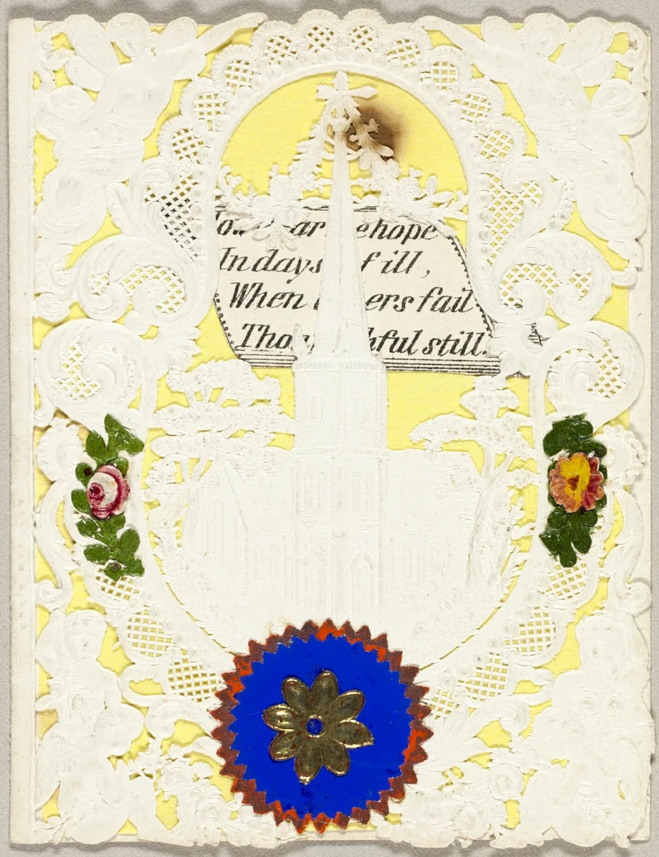 Untitled Valentine (Church) by George Kershaw, other, 1850-1855