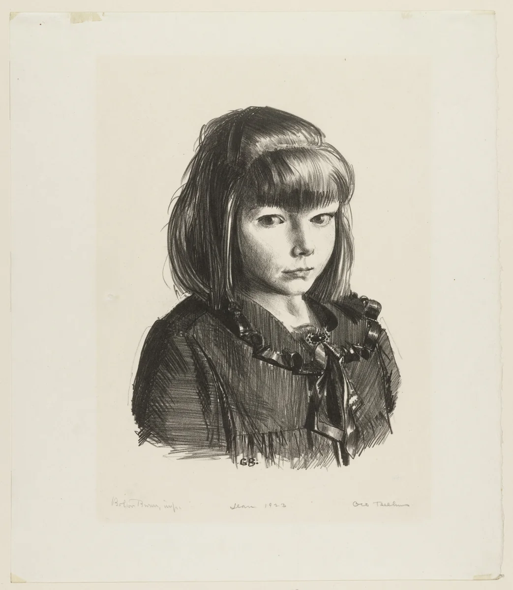 Jean by George Bellows, print, 1923