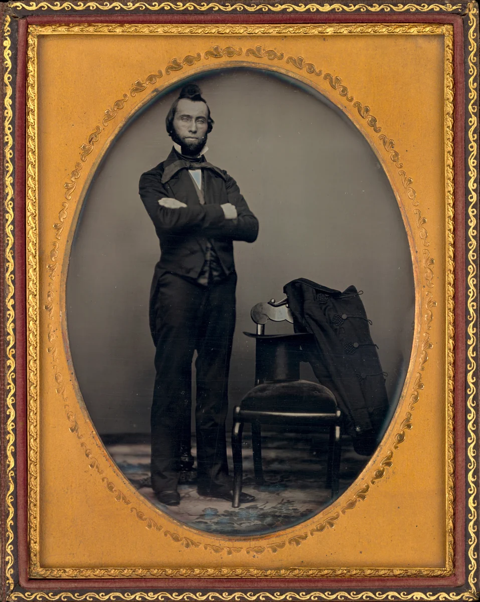 Portrait of a Man by American 19th Century, photograph, 1845-1855