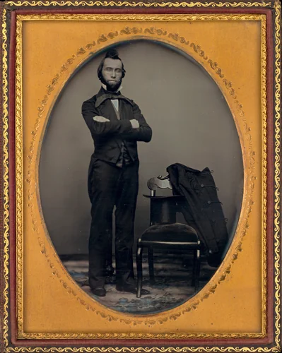 Portrait of a Man by American 19th Century, photograph, 1845-1855