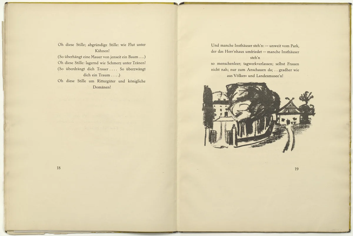 Untitled (in-text plate, page 19) from Die Samländische Ode (The Samland Ode) by Max Pechstein, illustrated book, 1918
