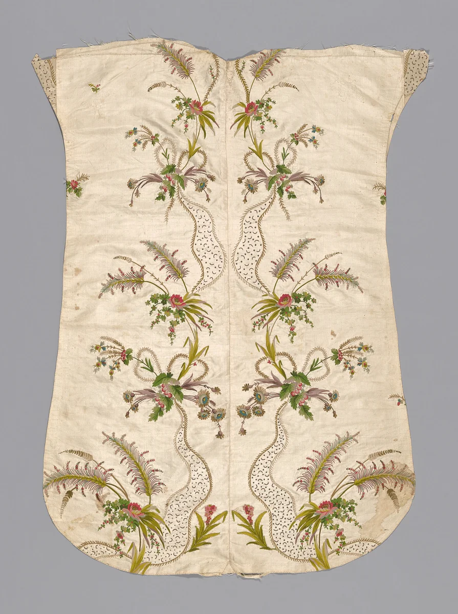 Panel (Possibly a Chasuble Back) by France, textile, 1725-1775