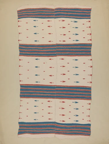 Textile by American 20th Century, index of american design, 1935-1942