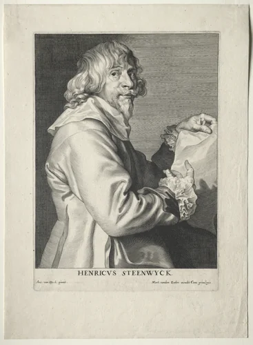 Portrait of Henri van Steenwyck by Paulus Pontius, print