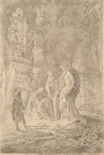 Temporalis Aeternitas by Giovanni Benedetto Castiglione, print, 1645