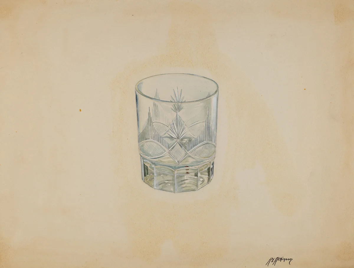 Tumbler by Ralph Atkinson, index of american design, 1936