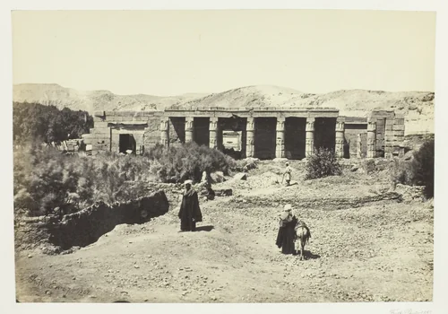 The Temple of Goorneh, Thebes by Francis Frith, photograph, 1857