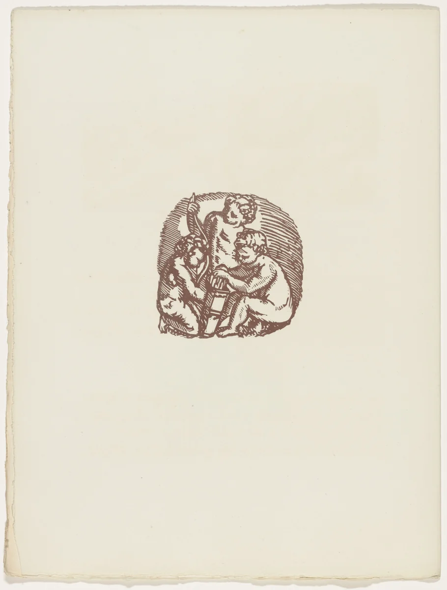 Vignette (folio 44 verso) from Les Amours (The Loves) by Émile Bernard, illustrated book, 1915