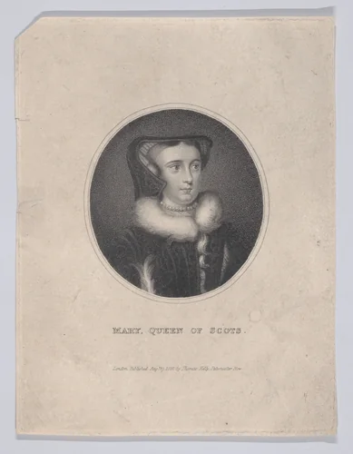 Mary, Queen of Scots by Thomas Kelly, print, 1818