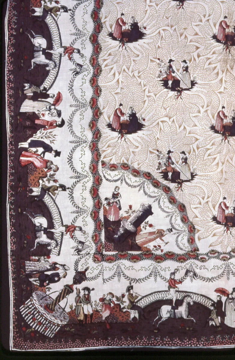 Bedspread by Portugal, textile, 1800-1825