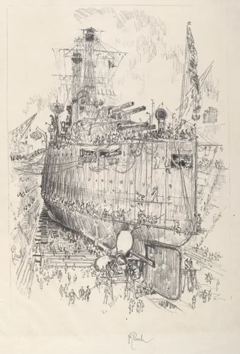 The Ants by Joseph Pennell, print, 1917