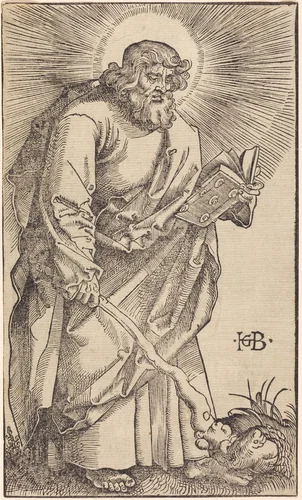 Apostle Judas Thaddeus by Hans Baldung Grien, print, 1519