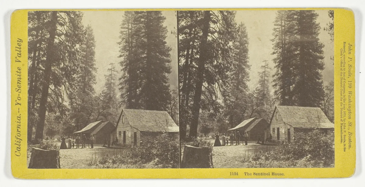 The Sentinel House, No. 1134 from the series "California -- Yo-Semite Valley" by John P. Soule, photograph, 1870