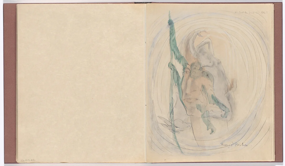 Où sont les âmes des bêtes? (Where are the Souls of Animals?) from Le Peseur d'âmes (The Weigher of Souls) by Francis Picabia, illustrated book, 1931