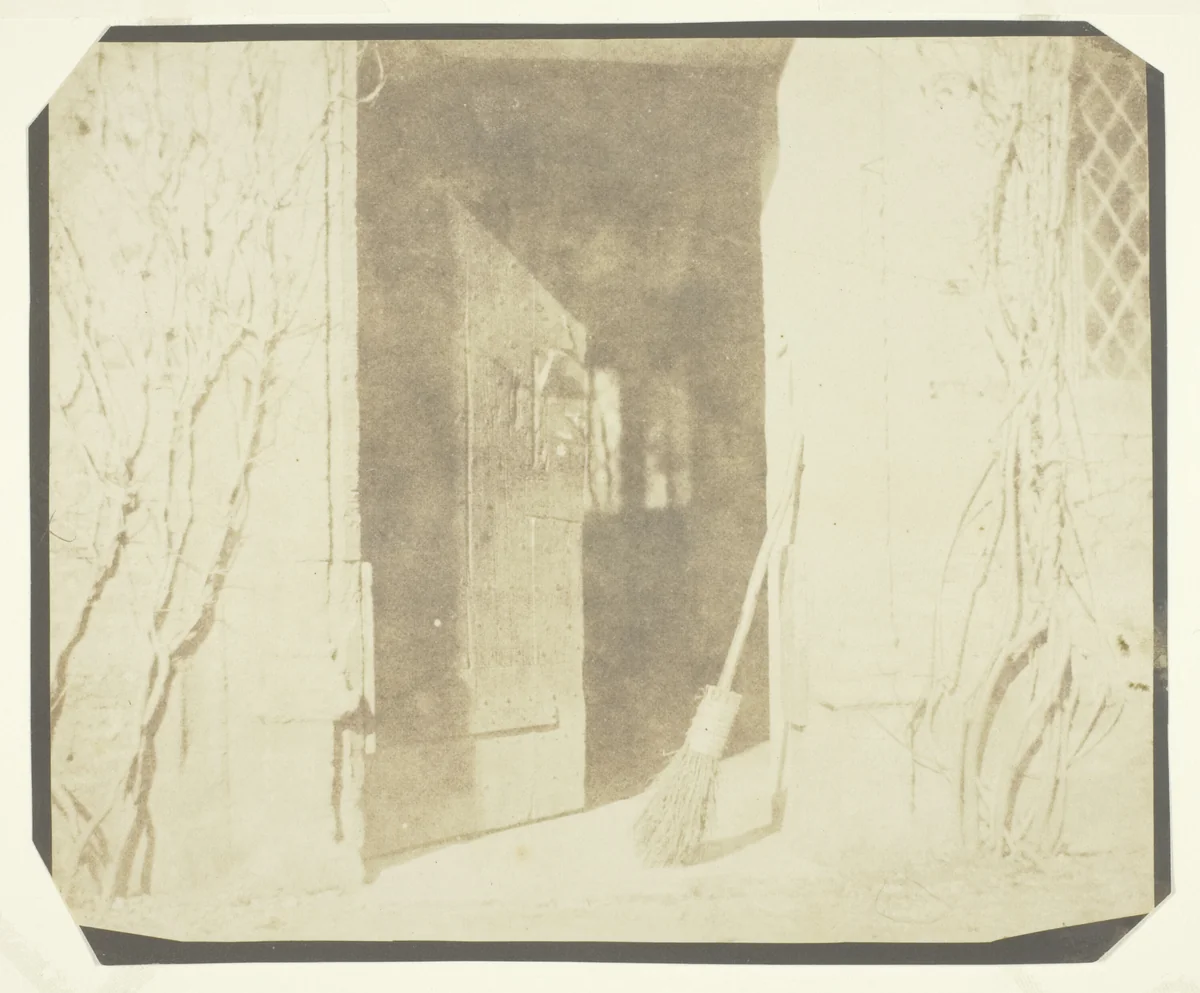The Soliloquy of the Broom by William Henry Fox Talbot, photograph, 1843