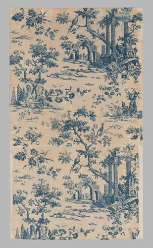 Piece by John Munns, textile, 1765-1775