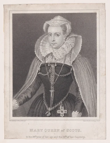 Mary, Queen of Scots by James Joshua Neele, print, 1824-1825