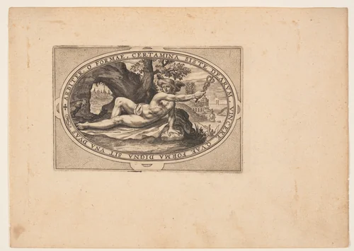 Mercury, from Gods and Goddesses by Crispijn van de Passe, print, 1592