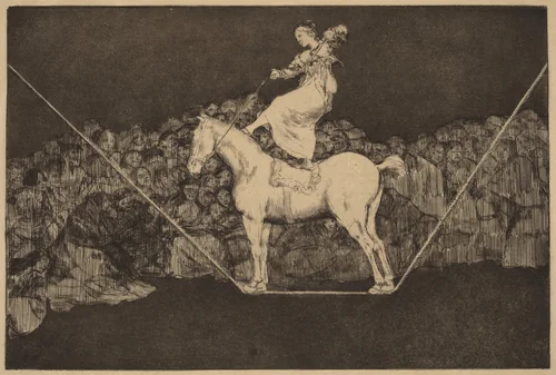 Disparate puntual (Sure Folly) by Francisco Goya, print, 1816