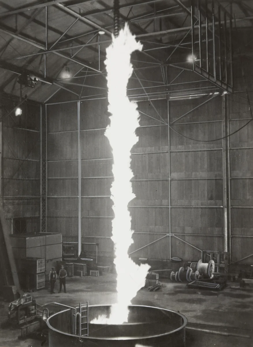 "Artificial Lightning Made in a Laboratory" by Westinghouse Electric & Mfg. Co., photograph, 1928