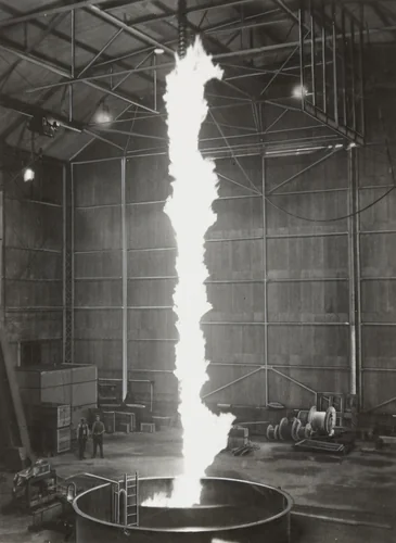 "Artificial Lightning Made in a Laboratory" by Westinghouse Electric & Mfg. Co., photograph, 1928