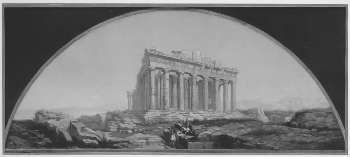 The Parthenon by Vincent G. Stiepevich, artwork, 1880