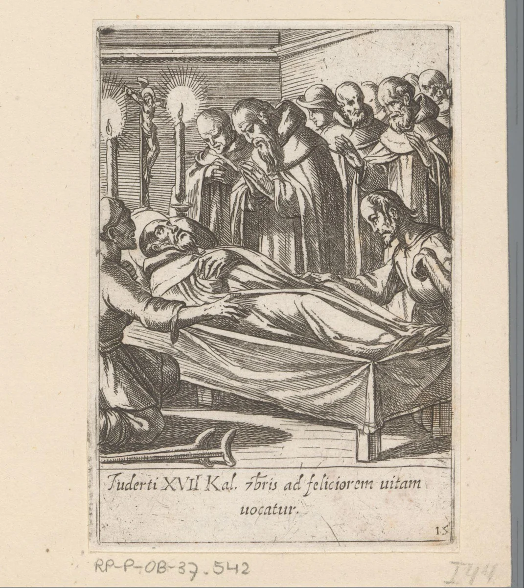 De dood van de heilige Philippus by Antonio Tempesta, print, 1591