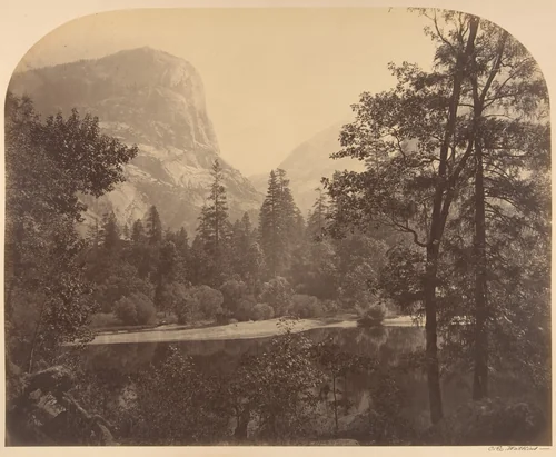 The Lake at the Foot of Half Dome by Carleton E. Watkins, photograph, 1861